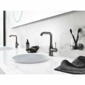 Держатель GROHE Essentials, тёмный графит глянец (40369A01) Держатель GROHE Essentials, тёмный графит глянец (40369A01)