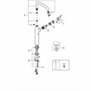 Смеситель для раковины GROHE Essence, XL-Size, холодный рассвет матовый, (32901GN1) Смеситель для раковины GROHE Essence, XL-Size, холодный рассвет матовый, (32901GN1)