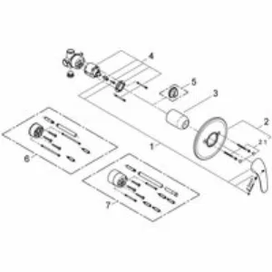 Смеситель для душа GROHE Euroeco, хром (32742000) Смеситель для душа GROHE Euroeco, хром (32742000)