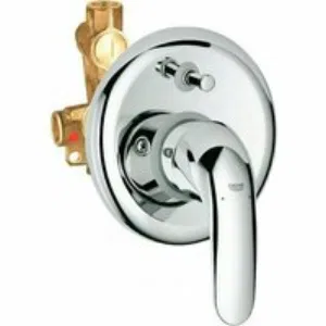 Смеситель для ванны GROHE Euroeco в комплекте с монтажной , хром (32747000) Смеситель для ванны GROHE Euroeco в комплекте с монтажной , хром (32747000)