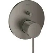Внешняя часть смесителя для ванны GROHE Atrio на 2 потребителя, темный графит матовый (24066AL3)