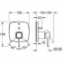 Внешняя часть смесителя для ванны GROHE Grandera, хром (24068000) Внешняя часть смесителя для ванны GROHE Grandera, хром (24068000)