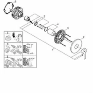 Внешняя часть смесителя для душа GROHE Lineare, хром (24063001) Внешняя часть смесителя для душа GROHE Lineare, хром (24063001)
