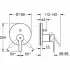 Внешняя часть смесителя для ванны GROHE Lineare, хром (24064001) Внешняя часть смесителя для ванны GROHE Lineare, хром (24064001)