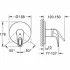 Внешняя часть смесителя для душа GROHE Eurostyle Solid, хром (24048003) Внешняя часть смесителя для душа GROHE Eurostyle Solid, хром (24048003)