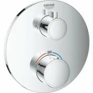 Внешняя часть термостата для душа GROHE Grohtherm на 2 потребителя, круглая, хром (24076000)
