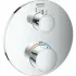 Внешняя часть термостата для душа GROHE Grohtherm на 2 потребителя, круглая, хром (24076000) Внешняя часть термостата для душа GROHE Grohtherm на 2 потребителя, круглая, хром (24076000)