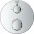 Внешняя часть термостата для душа GROHE Grohtherm на 2 потребителя, круглая, хром (24076000) Внешняя часть термостата для душа GROHE Grohtherm на 2 потребителя, круглая, хром (24076000)