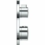 Внешняя часть термостата для душа GROHE Grohtherm на 2 потребителя, круглая, хром (24076000)