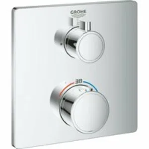 Внешняя часть термостата для душа GROHE Grohtherm, хром (24078000) Внешняя часть термостата для душа GROHE Grohtherm, хром (24078000)