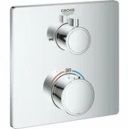 Внешняя часть термостата для ванны GROHE Grohtherm на 2 потребителя, хром (24080000)