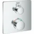 Внешняя часть термостата для ванны GROHE Grohtherm на 2 потребителя, хром (24080000) Внешняя часть термостата для ванны GROHE Grohtherm на 2 потребителя, хром (24080000)