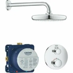 Душевой набор GROHE Grohtherm с Tempesta 210, 1 режим, 9,5 л/мин, хром (34726000) Душевой набор GROHE Grohtherm с Tempesta 210, 1 режим, 9,5 л/мин, хром (34726000)