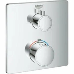 Набор для комплектации душа GROHE Grohtherm: встраиваемый термостатический смеситель с переключателем верхний-ручной душ, квадратная розетка, верхний душ Tempesta 210 с кронштейном, хром (34728000) Набор для комплектации душа GROHE Grohtherm: встраиваемый термостатический смеситель с переключателем верхний-ручной душ, квадратная розетка, верхний душ Tempesta 210 с кронштейном, хром (34728000)