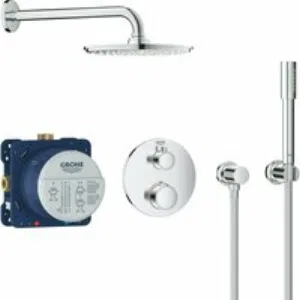 Набор для комплектации душа с Rainshower Cosmopolitan 210, GROHE Grohtherm, хром, (34732000) Набор для комплектации душа с Rainshower Cosmopolitan 210, GROHE Grohtherm, хром, (34732000)