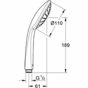 Душевая система GROHE Grohtherm с Rainshower Cosmopolitan 160, хром (34735000) Душевая система GROHE Grohtherm с Rainshower Cosmopolitan 160, хром (34735000)
