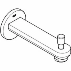 Излив для ванны GROHE Eurosmart Cosmopolitan с переключателем ванна/душ, хром (13262000) Излив для ванны GROHE Eurosmart Cosmopolitan с переключателем ванна/душ, хром (13262000)