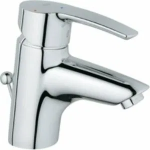 Смеситель для раковины GROHE Eurostyle с донным клапаном с энергосберегающим картриджем, хром (2337410E) Смеситель для раковины GROHE Eurostyle с донным клапаном с энергосберегающим картриджем, хром (2337410E)