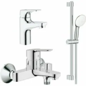 Готовый комплект для ванной комнаты GROHE BauEdge, хром (NB0048) Готовый комплект для ванной комнаты GROHE BauEdge, хром (NB0048)