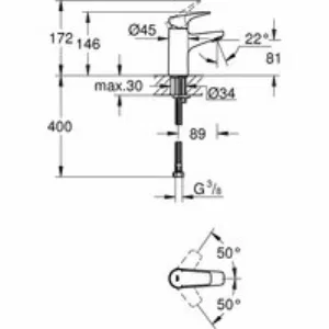 Готовый комплект для ванной комнаты GROHE BauEdge, хром (NB0048) Готовый комплект для ванной комнаты GROHE BauEdge, хром (NB0048)