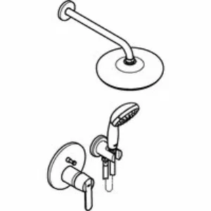 Душевая система GROHE Get со смесителем для душа, хром (25220001) Душевая система GROHE Get со смесителем для душа, хром (25220001)
