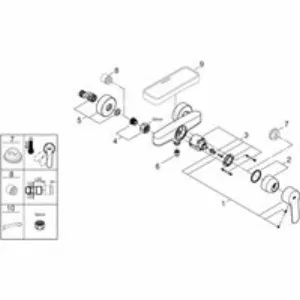 Смеситель для душа GROHE Eurostyle Cosmopolitan, хром (33590002) Смеситель для душа GROHE Eurostyle Cosmopolitan, хром (33590002)