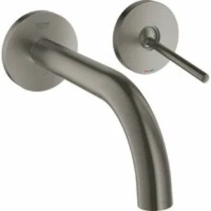 Внешняя часть смесителя для раковины GROHE Atrio Joy настенного монтажа на 2 отверстия, темный графит матовый (19287AL3) Внешняя часть смесителя для раковины GROHE Atrio Joy настенного монтажа на 2 отверстия, темный графит матовый (19287AL3)