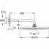 Верхний душ GROHE Rainshower Cosmopolitan 310, 8 л/мин, 1 режим, 380 мм, темный графит глянцевый (26066A00) Верхний душ GROHE Rainshower Cosmopolitan 310, 8 л/мин, 1 режим, 380 мм, темный графит глянцевый (26066A00)