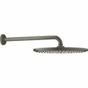 Верхний душ GROHE Rainshower с душевым кронштейном, 1 режим, темный графит матовый, (26066AL0) Верхний душ GROHE Rainshower с душевым кронштейном, 1 режим, темный графит матовый, (26066AL0)