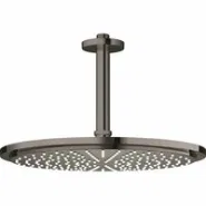 Верхний душ GROHE Rainshower Cosmopolitan 310, 8 л/мин, 1 режим, 142 мм, темный графит глянцевый (26067A00)