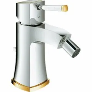 Смеситель для биде GROHE Grandera с донным клапаном, хром/золото (23315IG0) Смеситель для биде GROHE Grandera с донным клапаном, хром/золото (23315IG0)