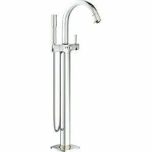 Внешняя часть смесителя для ванны GROHE Grandera напольного монтажа, хром/золото (23318IG0) Внешняя часть смесителя для ванны GROHE Grandera напольного монтажа, хром/золото (23318IG0)