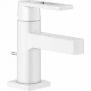 Смеситель для раковины GROHE Quadra с донным клапаном, уменьшенный, белая луна (32632LS0)
