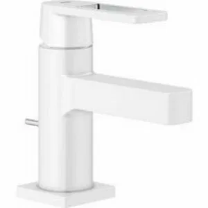 Смеситель для раковины GROHE Quadra с донным клапаном, уменьшенный, белая луна (32632LS0) Смеситель для раковины GROHE Quadra с донным клапаном, уменьшенный, белая луна (32632LS0)