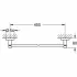 Держатель для полотенца GROHE Essentials 450 мм, никель глянец (40688BE1) Держатель для полотенца GROHE Essentials 450 мм, никель глянец (40688BE1)
