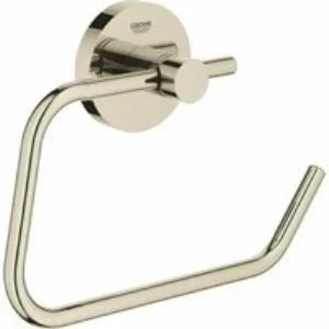 Держатель для туалетной бумаги без крышки GROHE Essentials, никель глянец (40689BE1) Держатель для туалетной бумаги без крышки GROHE Essentials, никель глянец (40689BE1)