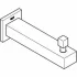 Излив для ванны GROHE Universal Cube с переключателем ванна/душ, хром (13304000) Излив для ванны GROHE Universal Cube с переключателем ванна/душ, хром (13304000)