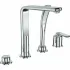 Смеситель для ванны GROHE Veris с душевым гарнитуром, на борт ванны, 4 отверстия, хром (19373000) Смеситель для ванны GROHE Veris с душевым гарнитуром, на борт ванны, 4 отверстия, хром (19373000)