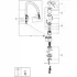 Смеситель для кухни GROHE Euroeco, хром (32752000) Смеситель для кухни GROHE Euroeco, хром (32752000)