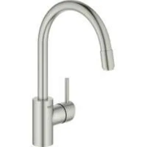 Смеситель для кухни GROHE Concetto с вытяжным изливом, суперсталь (32663DC3) Смеситель для кухни GROHE Concetto с вытяжным изливом, суперсталь (32663DC3)