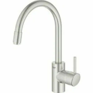Смеситель для кухни GROHE Concetto с вытяжным изливом, суперсталь (32663DC3) Смеситель для кухни GROHE Concetto с вытяжным изливом, суперсталь (32663DC3)