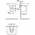 Полупьедестал GROHE Essence Ceramic, альпин-белый (39570000) Полупьедестал GROHE Essence Ceramic, альпин-белый (39570000)