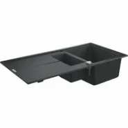 Мойка GROHE K400 с 1,5 чашей, 1000 x 500 мм, черный гранит (31642AP0)