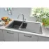 Мойка GROHE K400 с 1,5 чашей, 1000 x 500 мм, серый гранит (31642AT0) Мойка GROHE K400 с 1,5 чашей, 1000 x 500 мм, серый гранит (31642AT0)