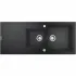 Мойка GROHE K400 с 1,5 чашей, черный гранит (31643AP0) Мойка GROHE K400 с 1,5 чашей, черный гранит (31643AP0)