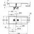 Мойка GROHE K400 с 1,5 чашей, серый гранит (31643AT0) Мойка GROHE K400 с 1,5 чашей, серый гранит (31643AT0)