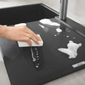 Мойка GROHE K500 с одной чашей, 860 x 500 мм, черный гранит (31644AP0) Мойка GROHE K500 с одной чашей, 860 x 500 мм, черный гранит (31644AP0)