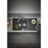 Мойка GROHE K500 с 1,5 чашей, 1000 x 500 мм, черный гранит (31646AP0) Мойка GROHE K500 с 1,5 чашей, 1000 x 500 мм, черный гранит (31646AP0)
