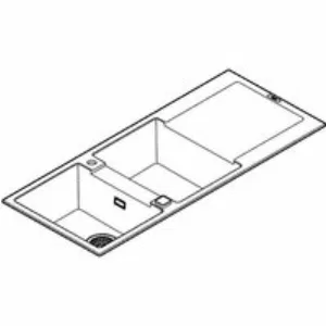 Мойка GROHE K500 с двумя чашами, 1160 x 500 мм, серый гранит (31647AT0) Мойка GROHE K500 с двумя чашами, 1160 x 500 мм, серый гранит (31647AT0)