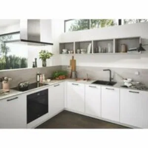 Мойка GROHE K500 с 1,5 чашей, 555 x 460 мм, черный гранит (31648AP0) Мойка GROHE K500 с 1,5 чашей, 555 x 460 мм, черный гранит (31648AP0)